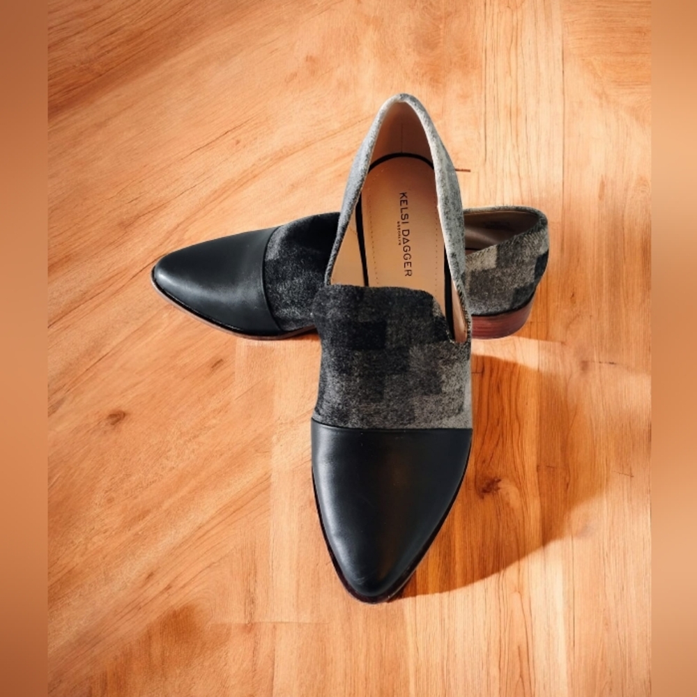 ✨Kelsi Dagger Brooklyn women's Leather + Fabric Loafers